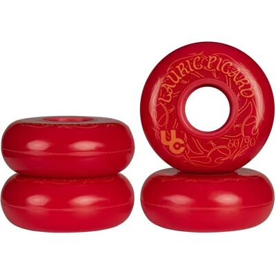 Undercover Ruedas De Patines Lauric Picard 4 Unidades Red / Red 60 mm-90A Undercover Ruedas De Patines Lauric Picard 4 Unidades Red / Red 60 mm-90A