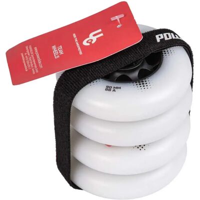 Undercover Ruedas De Patines Team Pro 4 Unidades Black / White 100 mm-88A Undercover Ruedas De Patines Team Pro 4 Unidades Black / White 100 mm-88A