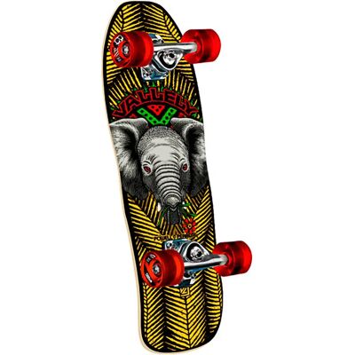 Powell Peralta Monopatín Cruiser Mike Vallely Baby Elephant 8.0in X 26in Yellow / Black One Size Powell Peralta Monopatín Cruiser Mike Vallely Baby Elephant 8.0in X 26in Yellow / Black One Size