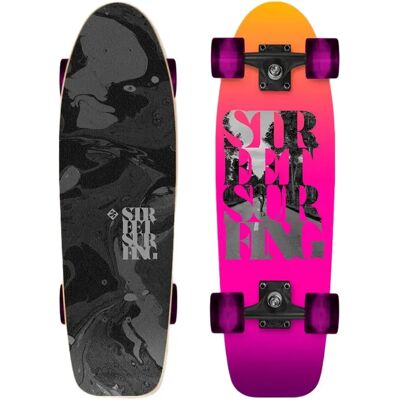Street Surfing Monopatín Cruiser Kicktail 28´ Free Soul Pink One Size Street Surfing Monopatín Cruiser Kicktail 28´ Free Soul Pink One Size