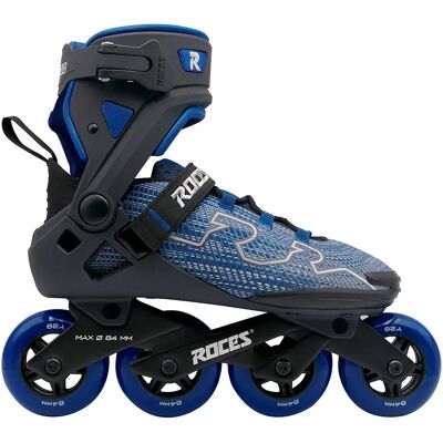 Roces Patines En Línea R-evo 84 Black-Blue-Light Grey EU 38 Roces Patines En Línea R-evo 84 Black-Blue-Light Grey EU 38