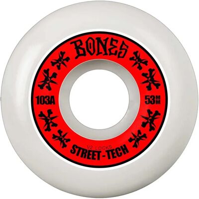Bones Ruedas De Monopatín Locks V2 Street Tech Formula 52 mm/103A Bones Ruedas De Monopatín Locks V2 Street Tech Formula 52 mm/103A