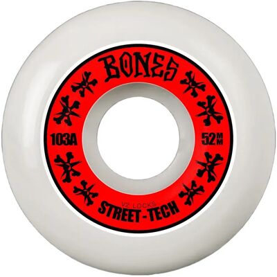 Bones Ruedas De Monopatín Locks V2 Street Tech Formula 01 52 mm/103A Bones Ruedas De Monopatín Locks V2 Street Tech Formula 01 52 mm/103A