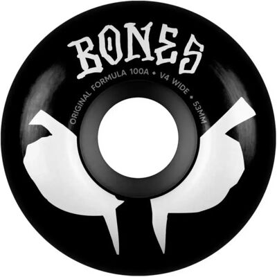 Bones Ruedas De Monopatín Original Formula V4 Wides Black 53 mm/100A Bones Ruedas De Monopatín Original Formula V4 Wides Black 53 mm/100A