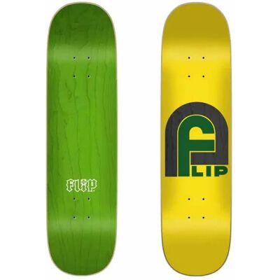 Flip Tabla De Skate Gate Logo Yellow 8.125´´x31.5´´ One Size Flip Tabla De Skate Gate Logo Yellow 8.125´´x31.5´´ One Size