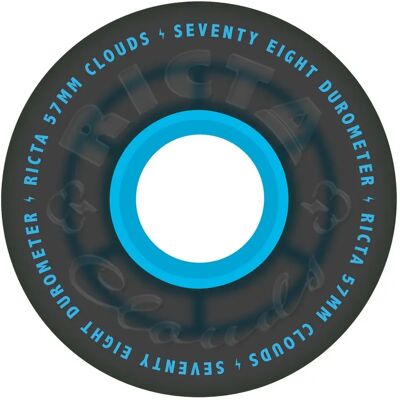 Ricta Rueda Clouds Transparent Black Blue 57 mm/78A Ricta Rueda Clouds Transparent Black Blue 57 mm/78A