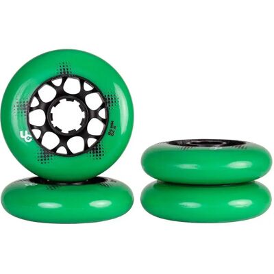 Undercover Ruedas De Patines Team Pro 4 Unidades Black / Green 84 mm/84A Undercover Ruedas De Patines Team Pro 4 Unidades Black / Green 84 mm/84A