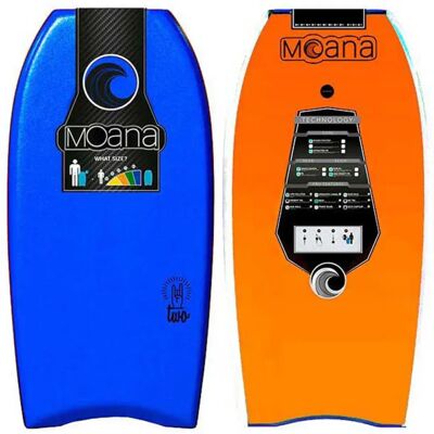 Moana Bodyboard Two 44´´ Blue / Orange 111.8 cm Moana Bodyboard Two 44´´ Blue / Orange 111.8 cm