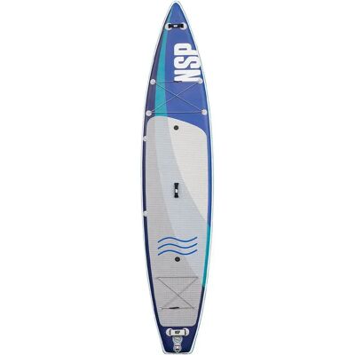 Nsp Tabla De Paddle Surf Hinchable O2 Touring Fs 12´6´´ Grey / Blue / White 381 cm Nsp Tabla De Paddle Surf Hinchable O2 Touring Fs 12´6´´ Grey / Blue / White 381 cm