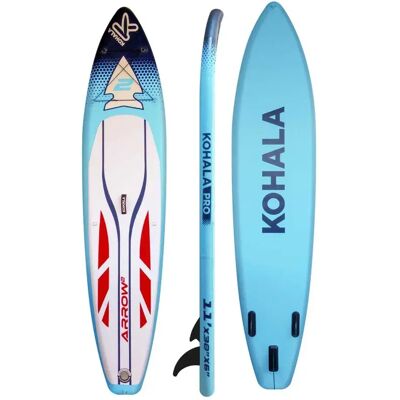 Kohala Set De Paddle Surf Hinchable Arrow 2 11´´ Blue / White / Red 335 cm Kohala Set De Paddle Surf Hinchable Arrow 2 11´´ Blue / White / Red 335 cm