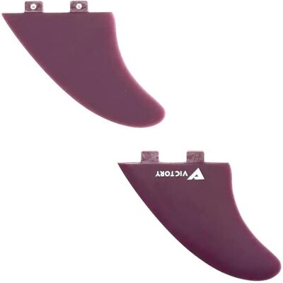 Victory Aleta Fiberglass Twin 5.5 Fcs Pastel Plum One Size Victory Aleta Fiberglass Twin 5.5 Fcs Pastel Plum One Size