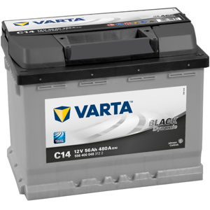 VARTA Batería de Coche/Vehículo Varta Black Dynamic C14. 12V - 56Ah/480A (EN) 242x175x190mm