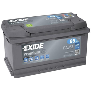 EXIDE Batería de Coche/Vehículo Exide Premium EA852. 12V - 85Ah/800A (EN) 315x175x175mm