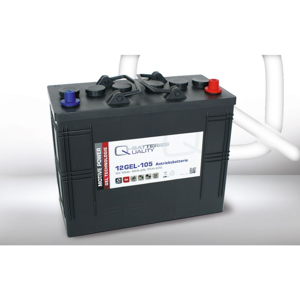 QBATTERIES Batería  Qbatteries Gel Traction Battery 12GEL-105. 12V - 125Ah 345x170x285mm