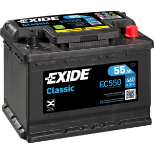 EXIDE Batería de Coche/Vehículo Exide Classic EC550. 12V - 55Ah/460A (EN) 242x175x190mm