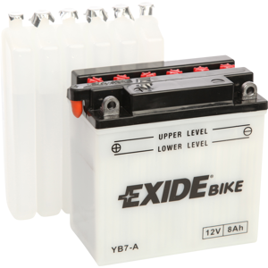 EXIDE Batería  Exide Moto 12V Conventional EB7-A. 12V - 8Ah/85A (EN) 135x75x135mm