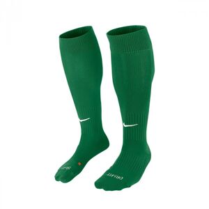 Nike - Medias Classic II Over-the-Calf, Unisex, Pine Green-White, XS