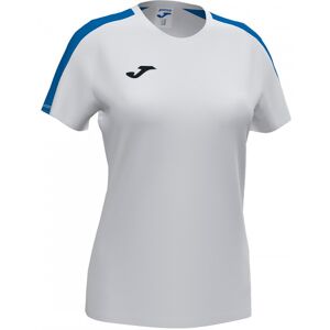 Joma - Camiseta Academy III m/c Mujer, Mujer, Blanco-Royal, XS