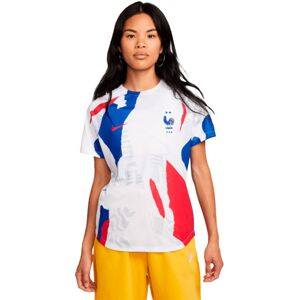 Nike - Camiseta Francia Pre-Match Mundial Qatar 2022 Mujer, Mujer, White-Game Royal, M