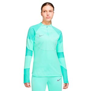 Nike - Sudadera Therma-Fit Strike Winter Warrior Dril Top Mujer, Mujer, Green Glow-Light Menta-White, S