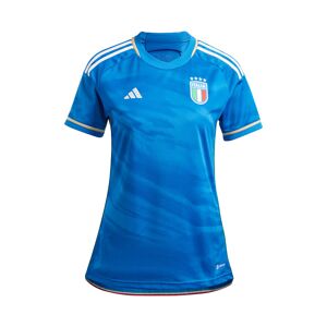 Adidas - Camiseta Italia Primera Equipación 2022-2023 Mujer, Mujer, Blue, L