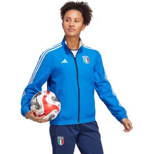 Adidas - Chaqueta Italia Pre-Match 2022-2023 Mujer, Mujer, Blue, XS