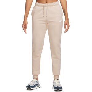 Nike - Pantalón largo Sportswear Club Fleece Std Mujer, Mujer, Sanddrift-White, L