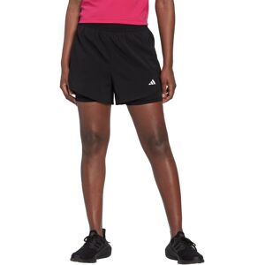 Adidas - Pantalón corto Training Mujer, Mujer, Black-White, S