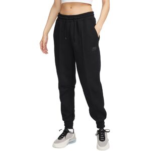 Nike - Pantalón largo Club Woven Mujer, Mujer, Black-Black, S