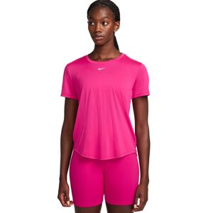Nike - Camiseta Dri-Fit One Mujer, Mujer, Fireberry-White, L