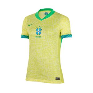 Nike - Camiseta Brasil Primera Equipación Copa América 2024 Mujer, Mujer, Dynamic Yellow-Lemon Chiffon-Green Spark, L