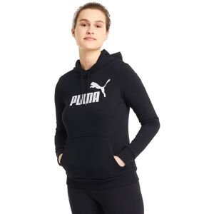 Puma - Sudadera Essentials Logo Mujer, Mujer, Dark Green-Yellow Gold, M