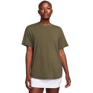 Nike - Camiseta One Relaxed Mujer, Mujer, Cargo Khaki-Black, XS