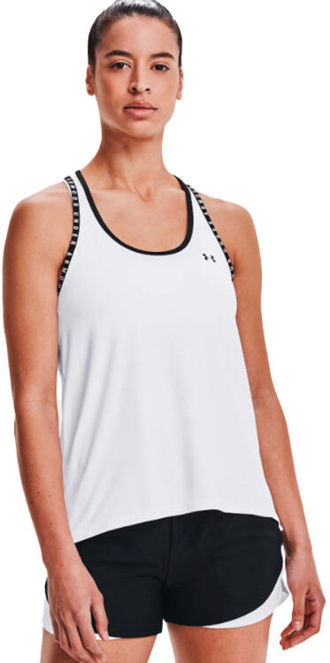 Under Armour - Camiseta Knockout Tank Mujer, Mujer, White-Black, S