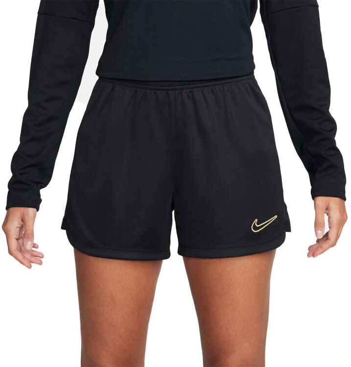 Nike - Pantalón corto Dri-Fit Academy 23 Mujer, Mujer, Black-Metallic Gold, L