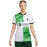 Nike - Camiseta Liverpool FC Segunda Equipación 2023-2024 Mujer, Mujer, White-Green Spark-Black, XS