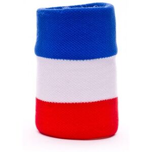 SP Fútbol - Muñequera Francia, Unisex, Azul-Blanco-Rojo