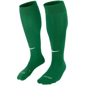 Nike - Medias Classic II Over-the-Calf, Unisex, Pine Green-White, S