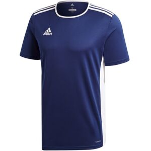 Adidas - Camiseta Entrada 18 m/c, Unisex, Dark Blue-White, L