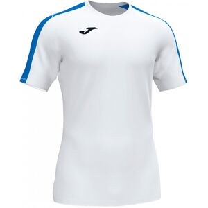 Joma - Camiseta Academy III m/c, Unisex, Blanco-Royal, XS