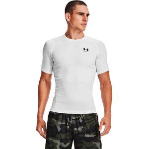 Under Armour - Camiseta HeatGear Compression, Hombre, White-Black, L