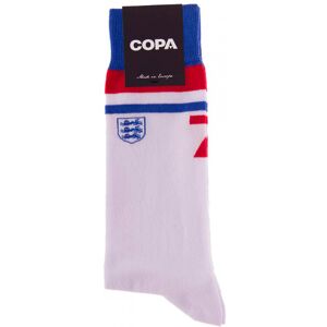 COPA - Calcetines England 1980 Retro (1 Par), Unisex, White