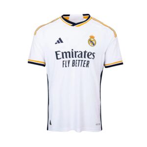 Adidas - Camiseta Real Madrid CF Primera Equipación Authentic 2023-2024, Unisex, White, S