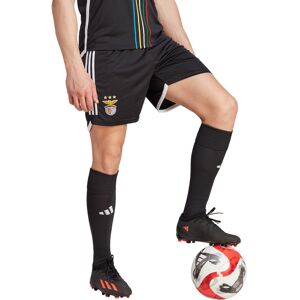 Adidas - Pantalón corto SL Benfica Segunda Equipación 2023-2024, Unisex, Black, 2XL