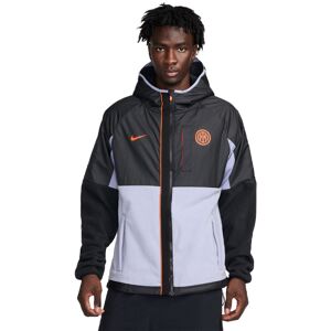 Nike - Chaquetón FC Inter de Milán Training 2023-2024, Unisex, Black-Indigo Haze-Safety Orange, M