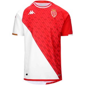 Kappa - Camiseta AS Monaco Primera Equipación 2023-2024, Unisex, Red-White, M