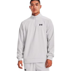 Under Armour - Sudadera Fleece, Unisex, Halo Grey-Black, M