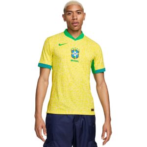 Nike - Camiseta Brasil Primera Equipación Authentic Copa América 2024, Unisex, Dynamic Yellow-Lemon Chiffon-Green Spark, S