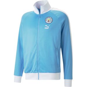 Puma - Chaqueta Manchester City Fanswear 2023-2024, Unisex, Team Light Blue-White, L