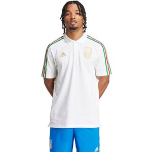 Adidas - Polo Italia Fanswear Eurocopa 2024, Unisex, White, XS